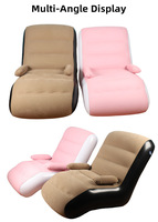 Fauteuil de salon d'extérieur moderne et minimaliste, durable, pliable, pour la maison, fauteuil de jardin en forme de pouf