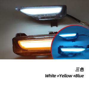 P & D voiture pare-chocs avant antibrouillard jour feux de signalisation DRL lampe pour Infiniti Q50 Sport modèle 2014-19 Drl antibrouillard - Product Image 4