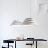 Lampes suspendues carrées Hullxine avec base d'ampoule E12, contrôle par capteur LED, garantie de 3 ans, certifiées ETL/CE/SAA