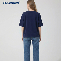 T-shirt pour femme Kuenzi, personnalisé avec logo, couleur unie, col rond, manches courtes, 100% coton, 240GSM