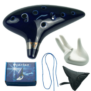 Ocarina 12 trous en Do majeur pour débutants, plusieurs couleurs au choix, en métal/bois/plastique, vente en gros d'instruments de <span class=keywords><strong>musique</strong></span> KY301 - Product Image 5