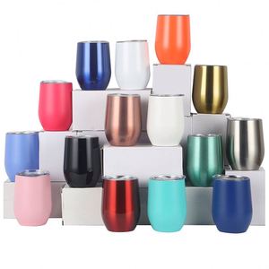 Vaso Térmico de Acero Inoxidable de Doble Pared con Aislamiento al Vacío de 12 oz, con Logotipo Personalizado, Forma Redonda, para Tapa Deslizante, Vaso de Oficina - Product Image 5