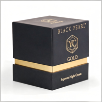 Boîte cadeau de luxe en carton rigide avec couvercle supérieur, logo de la marque en feuille d'or, boîtes de luxe pour vêtements, pour l'emballage