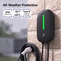 Nouveau chargeur EV 11 kW de type 2 avancé CE EN61851, monté au sol, pour lieux commerciaux avec OCPP1.6J Smart Load