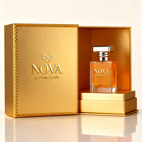 Botol Parfum Kaca Stock Square 30ml 50ml 100ml, Botol Parfum Isi Ulang High-end, Semprotan Halus, Tutup & Kepala Semprot