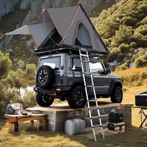 خيمة سقف سيارة للتخييم في الهواء الطلق مصممة خصيصًا للمصانع، لسيارات الدفع الرباعي والفان، مقاومة للماء بأعمدة ألمنيوم، ذاتية التركيب للصيف والصيد والتنزه - Product Image 6
