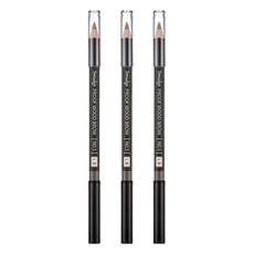 Para MISSHA alta calidad SMUDGEOF MADERA CEJAS LÁPIZ 4 puntas marrón claro de larga duración fácil aplicación 3 uds conjunto - Product Image 1