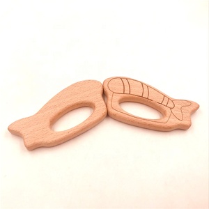 Natural de madera de haya Sushi bebé agarrando juguetes para la fabricación de la joyería - Product Image 3
