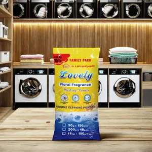 China Manufacturers 11Kg Concentrated Laundry Detergent Powder Bulk Powder Detergent Packed Free Sample for Home Washing Machine