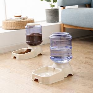 Dispenser pemberi makan anjing, mangkuk pemberi makan anjing peliharaan otomatis besar 3,8 l plastik kualitas tinggi - Product Image 2