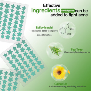 Patchs pour boutons en forme d'étoile autocollant miracle transparent pour l'acné label privé patch pour boutons d'acné hydrocolloïde pour la peau - Product Image 3