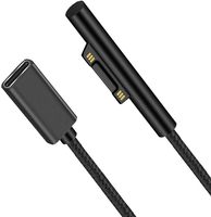 Câble de charge en nylon tressé USB-C Type C PD pour Microsoft Surface Pro 7 6 5 Go 3 2 1 ordinateur portable 4/3/2/1 chargeur câble d'alimentation