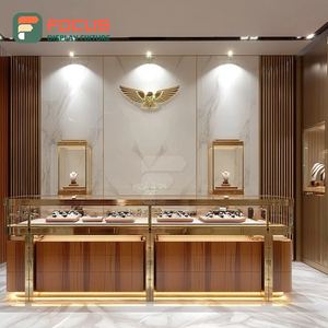 Fabricante de Muebles Personalizados para Joyería Minorista, Vitrina de Exhibición con Marco Metálico para Espacios de Boutique - Product Image 6