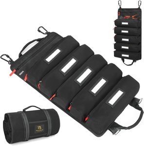 กระเป๋าใส่เครื่องมือแบบม้วน รุ่น Super Tool Roll Bag - กระเป๋าใส่ประแจขนาดใหญ่ กระเป๋าใส่เครื่องมือแบบม้วน กระเป๋าใส่เครื่องมือขนาดเล็กแบบพกพา กระเป๋าจัดระเบียบสำหรับแคมป์ปิ้ง ใส่ของในรถยนต์ - Product Image 6