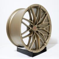 Jantes en bronze forgé à 5 branches, jantes personnalisées pour Audi Q7 Q8 BMW X3M, jantes en alliage d'aluminium de 17 à 24 pouces, 5*112 66.6, centrage sur moyeu