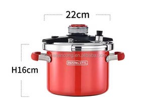 <span class=keywords><strong>Olla</strong></span> <span class=keywords><strong>a</strong></span> Presión de Acero Inoxidable con Revestimiento de Esmalte, 6L 22cm, con Válvula de Seguridad, para Cocina Doméstica o Restaurante, Utensilios de Cocina con Logotipo Personalizado - Product Image 5