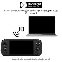 Console de jeu portable Powkiddy X28, système Android 11 open source, Wi-Fi 64 bits, écran 5,5 pouces, joystick 3D, prise en charge multijoueur, batterie 5000 mAh
