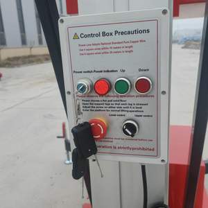 Platform Kerja Udara Hidrolik Listrik Baru dari Paduan Aluminium & Baja dengan Rantai Pengangkat 220V - Product Image 4