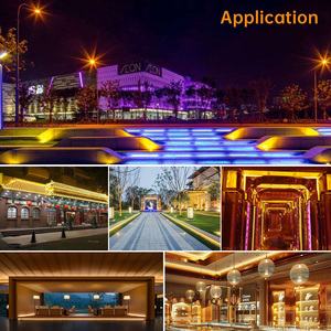 Car Atmosphere Foot Neon LED Light APP/Remote/Voice <b>Control</b> Car <b>RGB</b> 12 LED Flexible Lights Strip 12V USB Atmosphere Light - Product Image 4