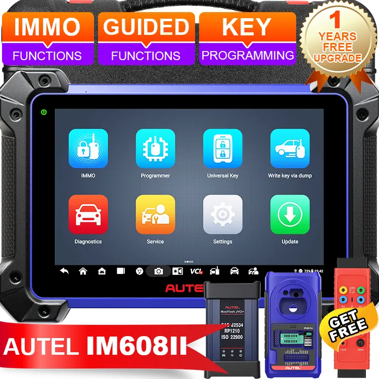Autel im608 ii im608ii im608pro xp400pro smart key programming immo locksmith programmer tool software car diagnostic scanner