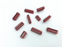 Connecteur micro IDC rouge 2,54 mm