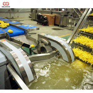 เครื่องผลิตเฟรนช์ฟรายส์อัตโนมัติ GELGOOG สำหรับธุรกิจ  ทำจากสแตนเลส ใช้แก๊ส สำหรับมันฝรั่งทอดสดและมันฝรั่งทอดแช่แข็ง - Product Image 4