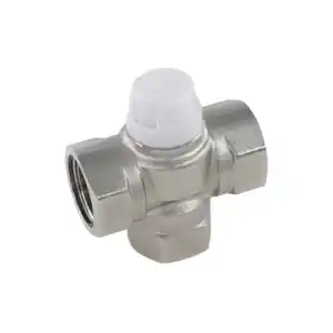 Brass Thermostatic Valve ZL-2231 3 Way Valve And Electric Thermal Actuator Thermostatic Mixing Floor Heating Valve Copper