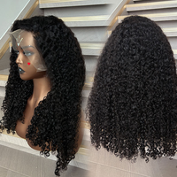 Pelucas de Cabello Humano Rizado Afro Baratas con Encaje Frontal HD, Peluca Frontal Completa 13x4 de Cabello Brasileño Virgen, Proveedor de Pelucas Cortas Bob de Verano