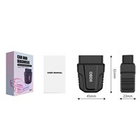 Détecteur OBD automobile avec connexion Bluetooth, dispositif de diagnostic et de suppression des voyants d'erreur, lecteur de codes et testeur de tension
