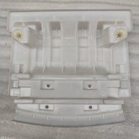 Piezas de asiento de autobús Zhongtong, base de asiento de plástico blanco, asientos de coche modificados