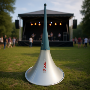 5 Core <b>PA</b> Horn <b>Speaker</b> 22 Inch Trumpet Shape Metal Shell Loud Sound Indoor Outdoor Use With Mounting Bracket - Product Image 2