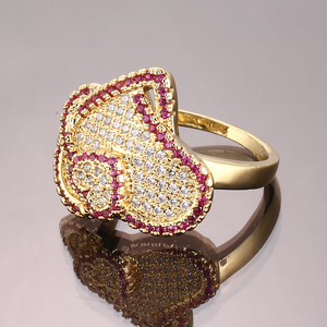 Líneas negro anillos de joyería de precio de <span class=keywords><strong>1</strong></span> <span class=keywords><strong>quilate</strong></span> hermosa última diamantes diseños de las mujeres anillo de oro - Product Image 2