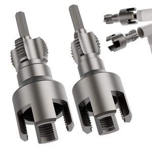 <span class=keywords><strong>Accesorios</strong></span> de <span class=keywords><strong>taladro</strong></span> eléctrico de acero de alta velocidad de alta dureza <span class=keywords><strong>para</strong></span> roscado de tuberías, herramienta de roscado de tuberías con adaptador - Product Image 6