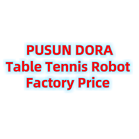 Machine de service de tennis de table automatique à distance Pusun Dora, durable et haute performance, 20-150 balles/min, robot d'entraînement professionnel