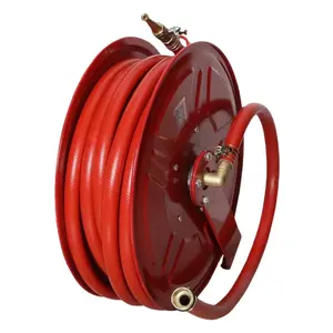 Fire Fighting Equipment Fire Hose Reel Cabinet/Box Durable Fire Hose Reel For Emergency Response