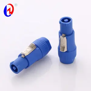 High quality HPA three core 250V 20A audio power jack cable speakon plug connector