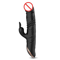 Vibrateur lapin réaliste en silicone imperméable rechargeable par USB 2024, meilleur vibrateur lapin réaliste, jouet sexuel pour femmes