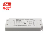 Driver LED dimmable ultra-mince en plastique IP20, homologué CE RoHS, Triac 10W 210mA 48V, alimentation LED