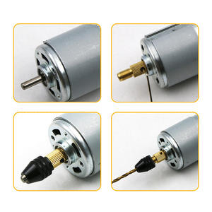 Matkap Chuck mili 775 Motor Mini pirinç matkap kelepçe Chuck biyel M8-2/2.3/3.17/5mm pirinç şaft çekirdek anahtarı ile vida seti - Product Image 4