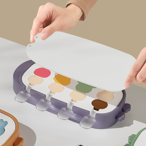 Hochwertige, niedliche Cartoon-Silikon-Eisformen, wiederverwendbare Eis am Stiel-Formen für hausgemachte Eiscreme - Product Image 4