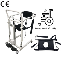 Palans mobiles pour personnes handicapées Transfert de siège de carrosserie Levage de fauteuil roulant Transfert élévateur alimenté Chaise en lit Transfert en voiture