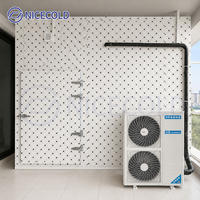 Chambre froide NSF pour la viande, Cuarto Frio Y Congelador 5x5 avec panneau PU de 200 mm pour le stockage du bœuf