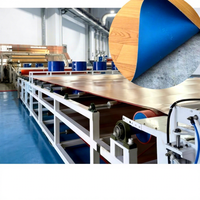 Linea di Produzione per Pavimenti in PVC Impermeabile, Attrezzatura per Estrusione di Fogli di Pavimentazione in Vinile Goffrato