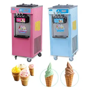Magasin de centres commerciaux, modèle de fabricant de crème glacée, machina de helado frito pour crème glacée