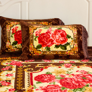 Coperta in Stile Coreano Personalizzabile con Nome, Calda Coperta Invernale Stampata in Visone, Set da 4 Pezzi <span class=keywords><strong>per</strong></span> <span class=keywords><strong>Letto</strong></span> <span class=keywords><strong>Matrimoniale</strong></span> - Product Image 4