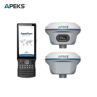 Untuk Antena GPS Apeks AP20AR RTK OEM 1408 Saluran 3-20km Jangkauan Penentuan Posisi Visual Akurasi 1cm Peralatan Survei