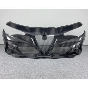 Parachoques delantero y guardabarros de fibra de carbono versión ancha GTAM para Alfa Romeo Giulia 2016-2023 - Product Image 4