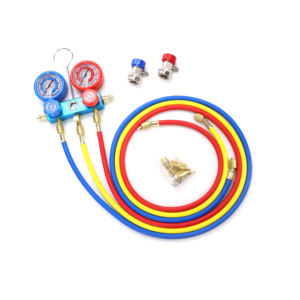 J304 डिजिटल एचवीएसी प्रशीतन एयर कंडीशनिंग उपकरण कई गुना गेज सेट किया गया है R502 एसी गेज दबाव गेज दबाव गेज - Product Image 1