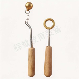Expansion Demonstration Device with Wooden Handle, Copper Ball and Copper Ring, for High School <b>Physics</b>, Specially Designed for - Product Image 3