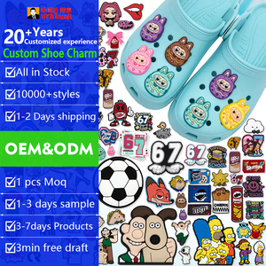 2026 Nieuwe Groothandel PVC TV Show Cartoon Schoenen Decoraties Bulk Clog Voetbal Basketbal <span class=keywords><strong>Charms</strong></span> Accessoires Clog <span class=keywords><strong>Charms</strong></span> - Product Image 1